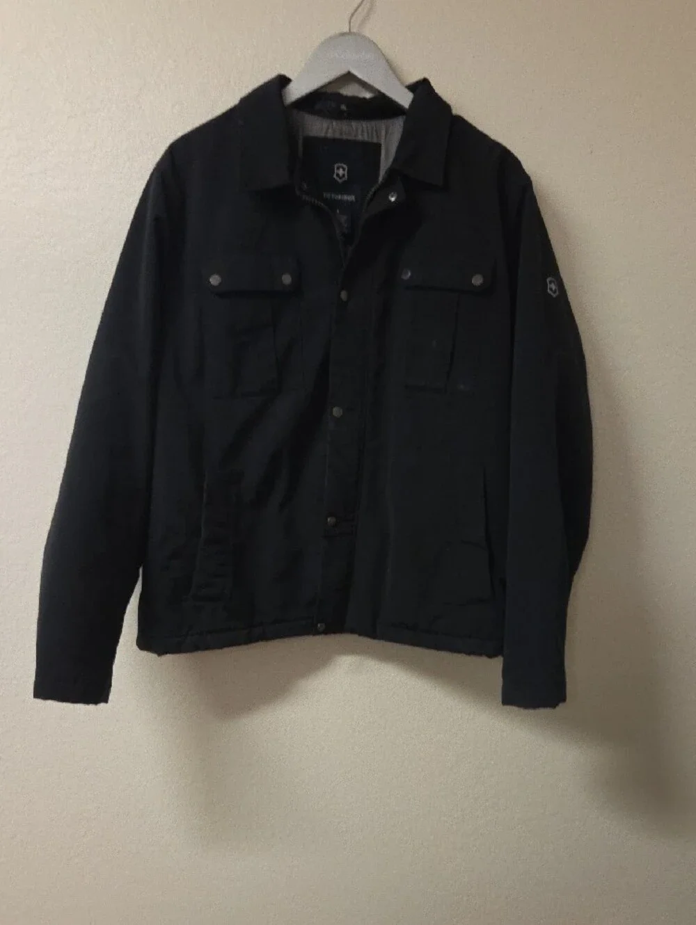Victorinox Black Men's Utility Field Jacket